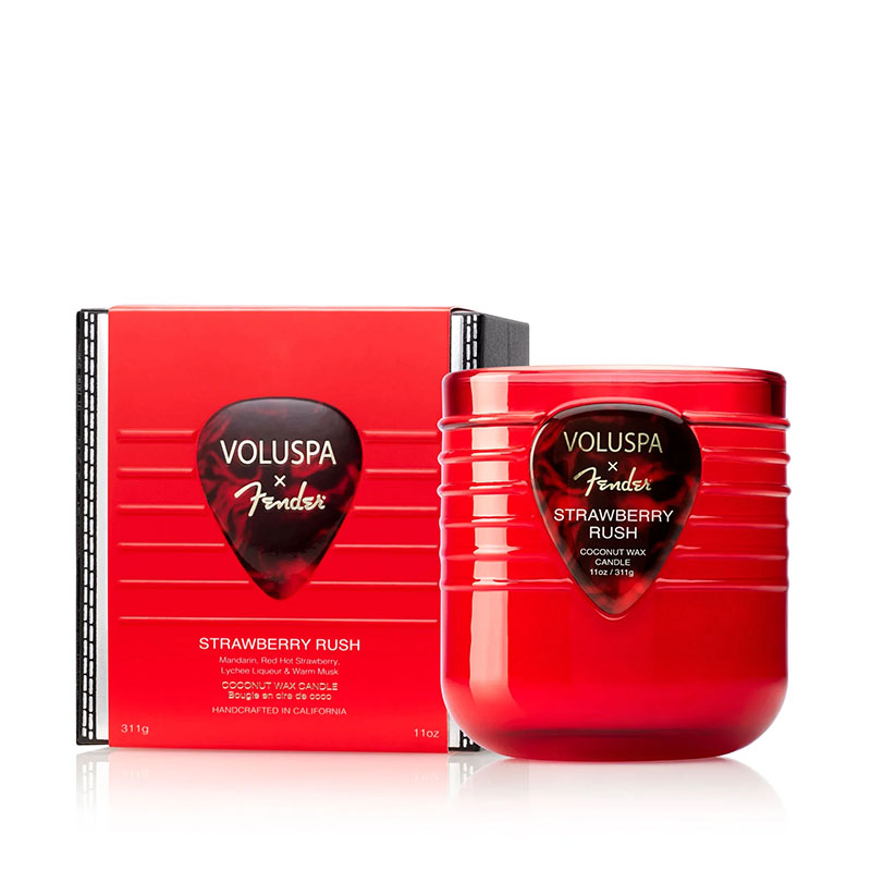 Strawberry Rush, vela clássica de 311 g com embalagem